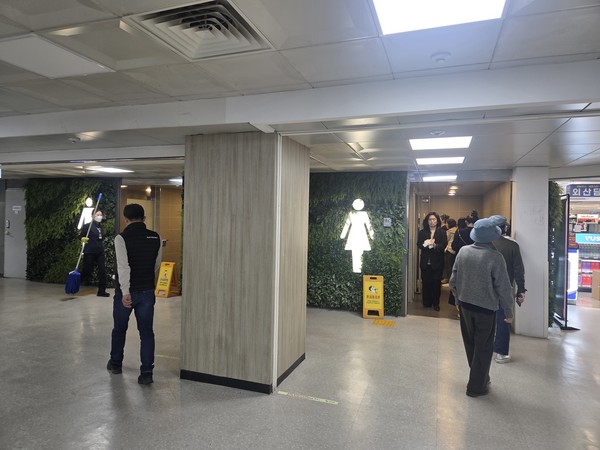 제주공항 국내선 여성 화장실